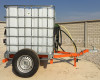 Irrigation trailer for Japanese compact tractors, Komondor SOP-1000 (2)